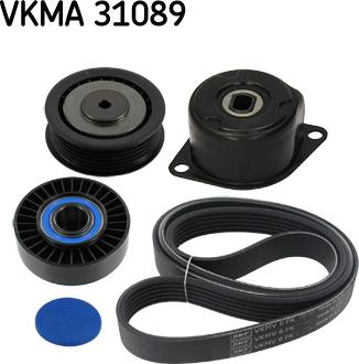 SKF VKMA 31089 - Kanallı V Kayışı Seti parcadolu.com