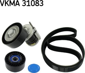 SKF VKMA 31083 - Kanallı V Kayışı Seti parcadolu.com