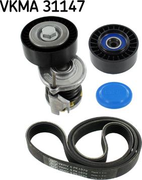 SKF VKMA 31147 - Kanallı V Kayışı Seti parcadolu.com