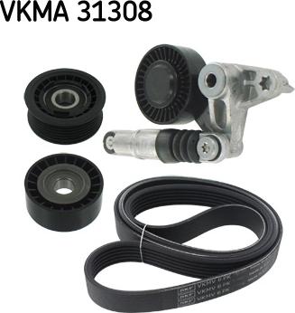 SKF VKMA 31308 - Kanallı V Kayışı Seti parcadolu.com