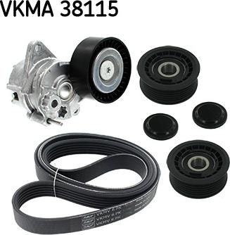 SKF VKMA 38115 - Kanallı V Kayışı Seti parcadolu.com