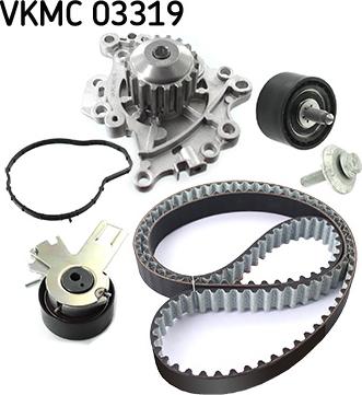 SKF VKMC 03319 - Devirdaim + Triger Kayışı Seti parcadolu.com