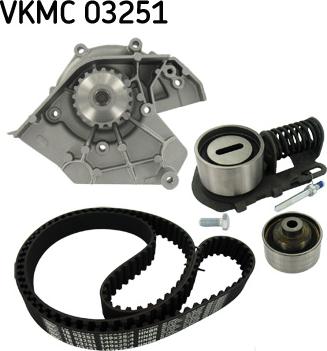 SKF VKMC 03251 - Devirdaim + Triger Kayışı Seti parcadolu.com