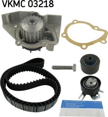 SKF VKMC 03218 - Devirdaim + Triger Kayışı Seti parcadolu.com