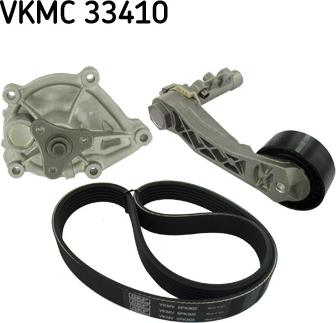 SKF VKMC 33410 - Su Pompası + Tırnaklı Kayış Takımı parcadolu.com