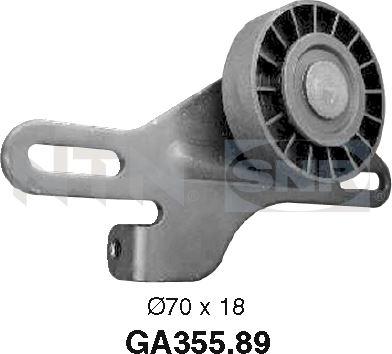 SNR GA355.89 - Alternatör Gergi Rulmanı parcadolu.com