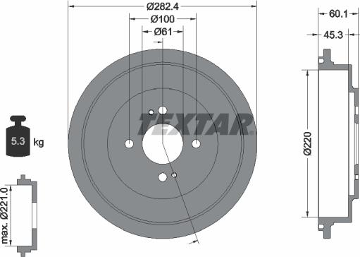 Textar 94037000 - Fren Kampanası parcadolu.com