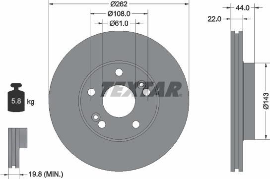 Textar 92065007 - Fren Diski parcadolu.com