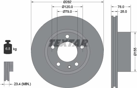 Textar 92026700 - Fren Diski parcadolu.com