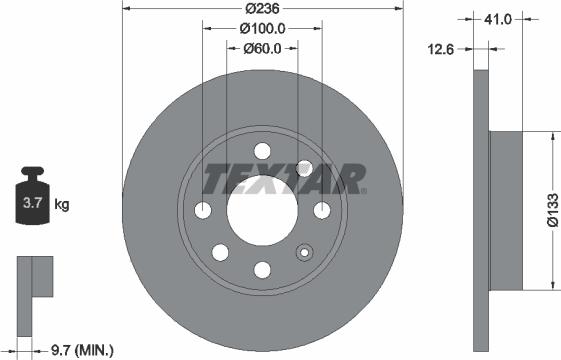 Textar 92020900 - Fren Diski parcadolu.com