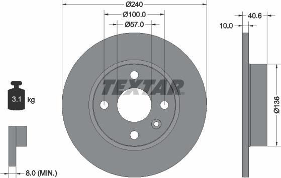 Textar 92111000 - Fren Diski parcadolu.com