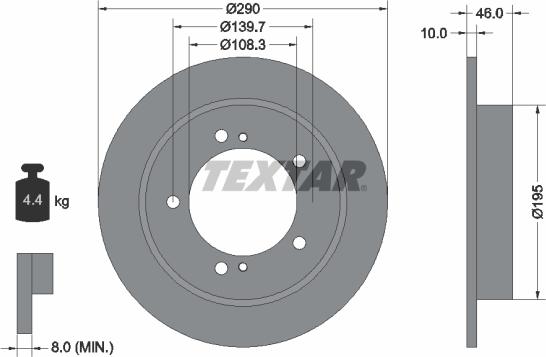 Textar 92237300 - Fren Diski parcadolu.com