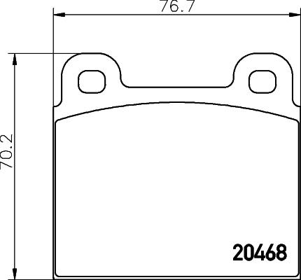 Textar 2046801 - Fren Balata Seti, Diskli Fren parcadolu.com