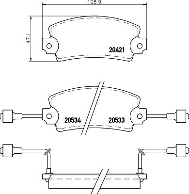 Textar 2042103 - Fren Balata Seti, Diskli Fren parcadolu.com