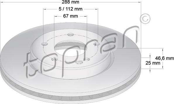 Topran 400 856 - Fren Diski parcadolu.com