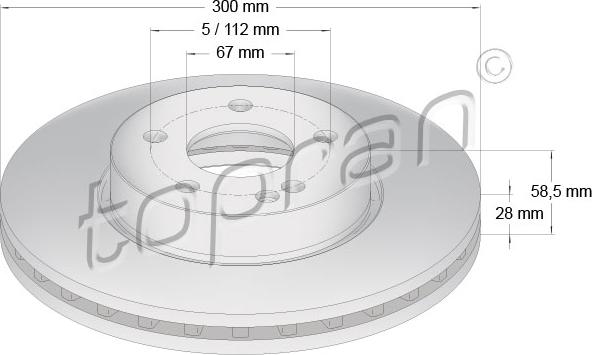 Topran 401 930 - Fren Diski parcadolu.com