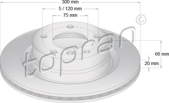 Topran 500 949 - Fren Diski parcadolu.com