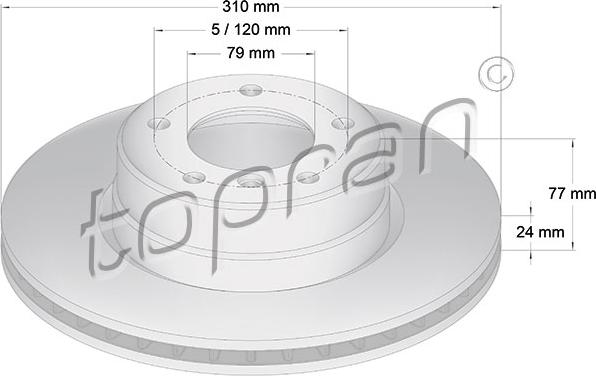 Topran 500 944 - Fren Diski parcadolu.com