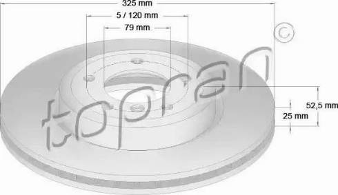 Topran 500 579 - Fren Diski parcadolu.com