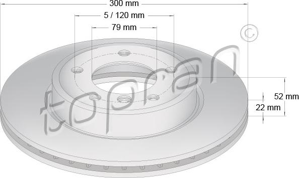 Topran 500 572 - Fren Diski parcadolu.com