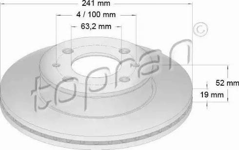 Topran 820 475 - Fren Diski parcadolu.com