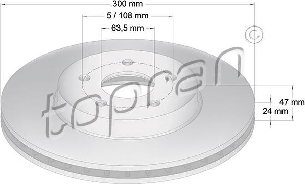 Topran 301 956 - Fren Diski parcadolu.com