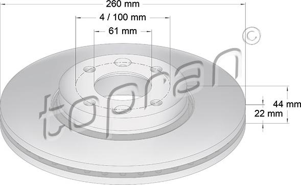 Topran 700 474 - Fren Diski parcadolu.com