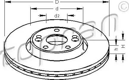 Topran 700 645 - Fren Diski parcadolu.com