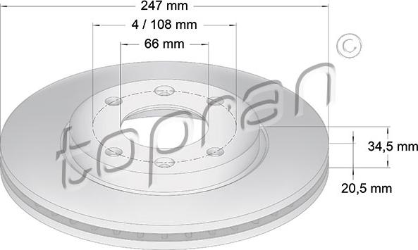 Topran 720 240 - Fren Diski parcadolu.com