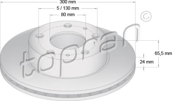 Topran 721 169 - Fren Diski parcadolu.com