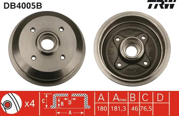 TRW DB4005B - Fren Kampanası parcadolu.com