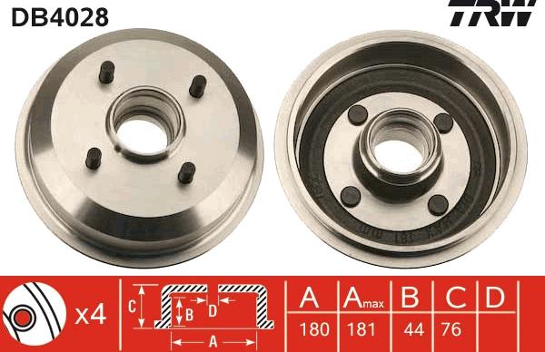 TRW DB4028 - Fren Kampanası parcadolu.com