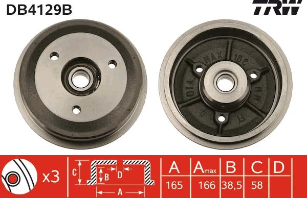 TRW DB4129B - Fren Kampanası parcadolu.com