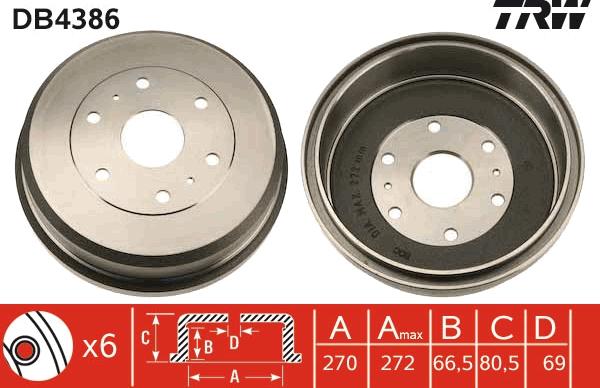 TRW DB4386 - Fren Kampanası parcadolu.com