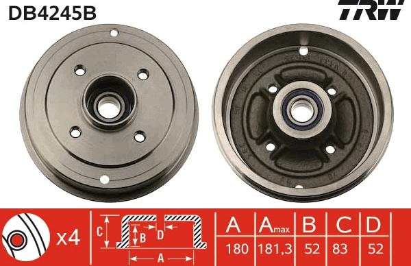 TRW DB4245B - Fren Kampanası parcadolu.com