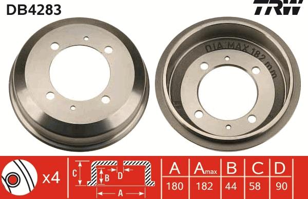 TRW DB4283 - Fren Kampanası parcadolu.com