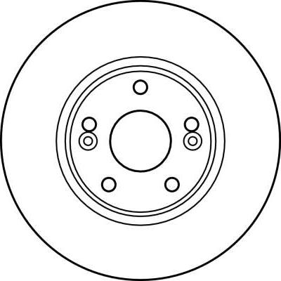 TRW DF4179 - FREN DISKI ON  RENAULT   LAGUNA  B74  1.8 16V - 1.9DCI 03 - 01-- parcadolu.com