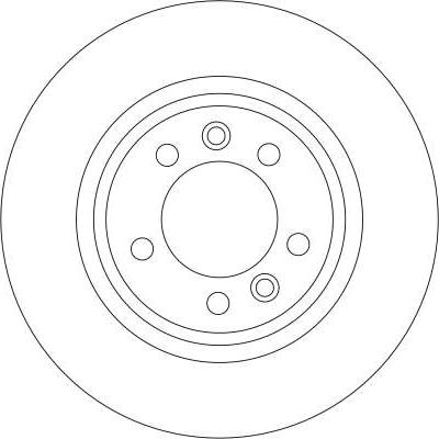 TRW DF4351 - FREN DISKI ARKA DUZ 290 MM  PEUGEOT   407 1.6HDI 1.8 2.0 2.0HDI  parcadolu.com