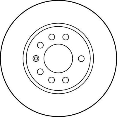 TRW DF2681 - FREN DISKI ON HAVALI 284 MM OPEL   VECTRA A 2.0T 2.5 V6 92-95 parcadolu.com