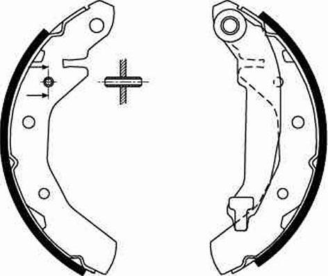 TRW GS8645 - ARKA FREN BALATASI PABUC MATIZ 0.8 09 - 00>1.0 11 - 02> SPARK parcadolu.com