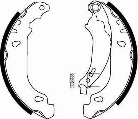 TRW GS8642 - ARKA FREN BALATASI PABUC P206 P206 T3E 1.1 1.4 1.4HDI 1.6 1.9D ABS 98> BOSCH TIPI 18032 parcadolu.com