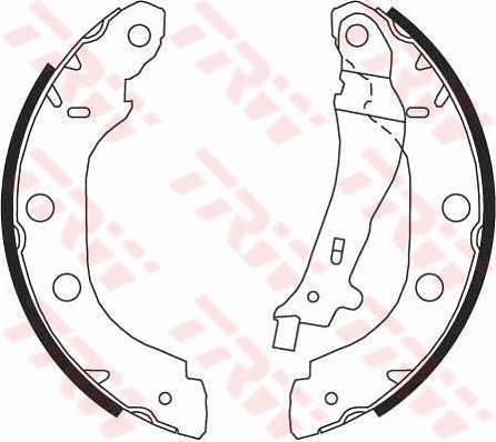 TRW GS8655 - Fren Pabuç Takımı parcadolu.com