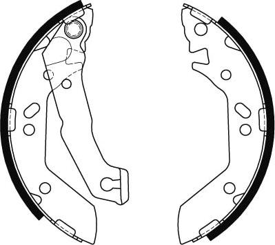 TRW GS8684 - ARKA FREN BALATASI PABUC KAMPANA GENIS TIP HYUNDAI HYUNDAI ACCENT 1.3 1.5. 1.6 2000-2005 EXCEL 1990- parcadolu.com