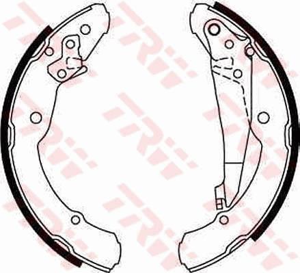 TRW GS8639 - Fren Pabuç Takımı parcadolu.com