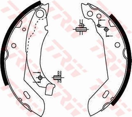 TRW GS8158 - Fren Pabuç Takımı parcadolu.com