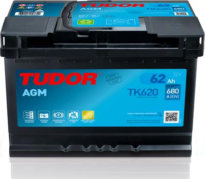 Tudor TK620 - Akü parcadolu.com