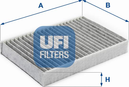 UFI 54.196.00 - Filtre, kabin havası parcadolu.com