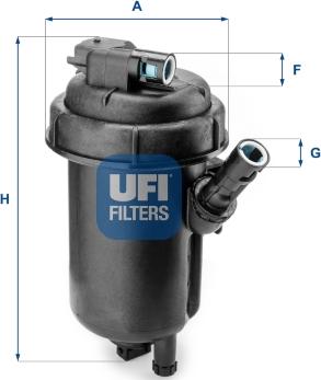 UFI 55.152.00 - Yakıt Filtresi parcadolu.com