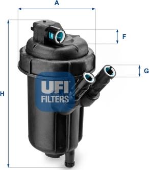 UFI 55.116.00 - Yakıt Filtresi parcadolu.com