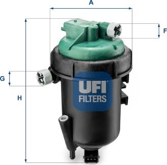 UFI 55.175.00 - MAZOT FILTRESI TEK MUSUR 55.156.00  FIAT   DOBLO 1.3 D Multijet 05-  parcadolu.com